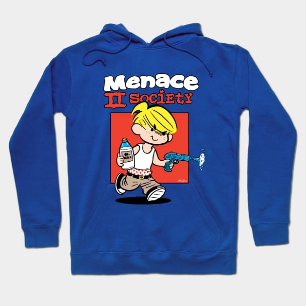 Menace To Society Hoodie by Peter Katsanis Art